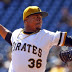 Edinson Volquez en un inicio de Ensueño con los Piratas 